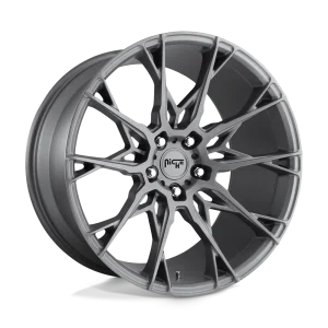 Niche – M182 STACCATO – Gunmetal – 19″x10″ 50mm – All weather Wheels – M182190043+50